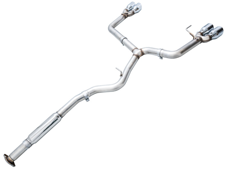 Subaru WRX Performance Exhaust - AWE Tuning - Cat-Back Track - Chrome Silver - `22-`27